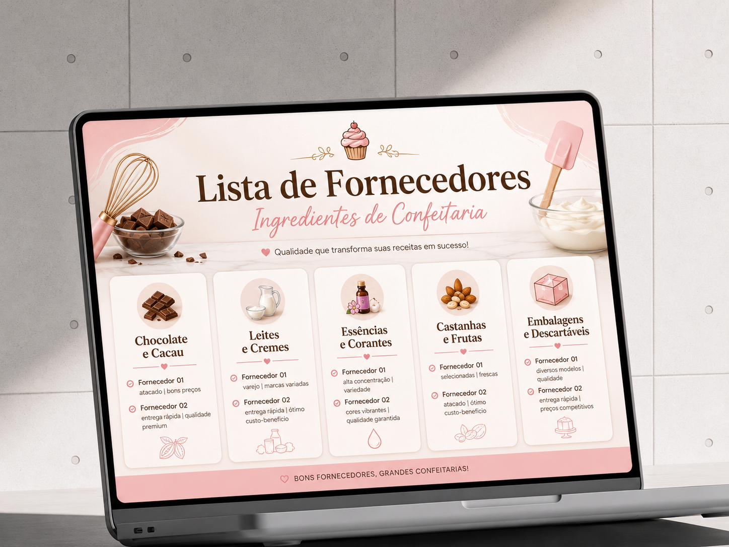 Lista de Fornecedores